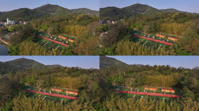 4K航拍户外拓展基地