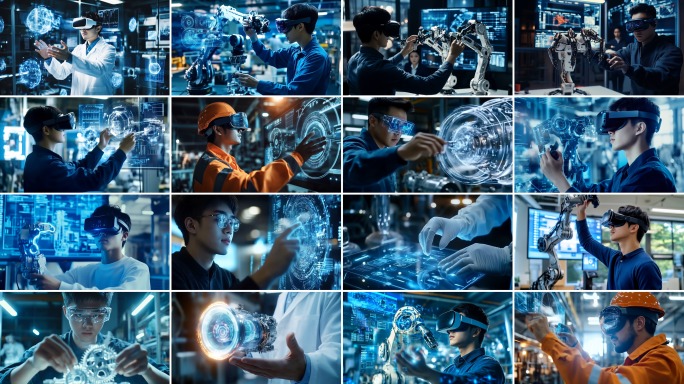 工程师虚拟操控实验室设备AI控制科研人员