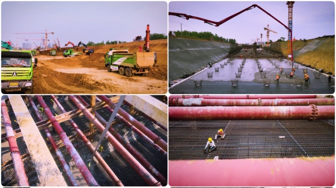 城市地下地铁站建设施工合集