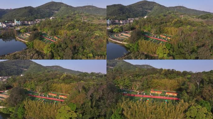 4K航拍户外拓展基地