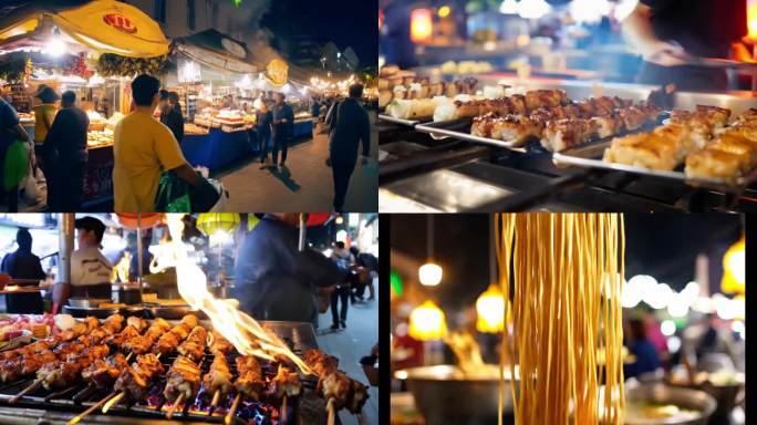 夜市美食小吃街