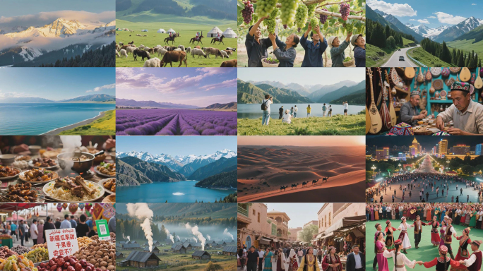 4K大美新疆（AI原创）