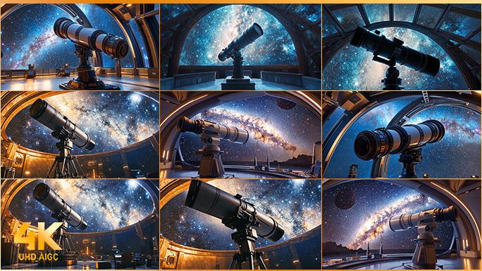 星空探索天文台 宇宙奥秘望远镜星系观测天