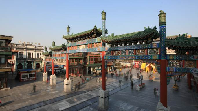 前门日出正阳桥逐格