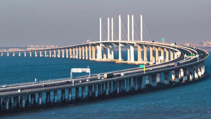 跨海大桥青岛胶州湾跨海大桥超级工程