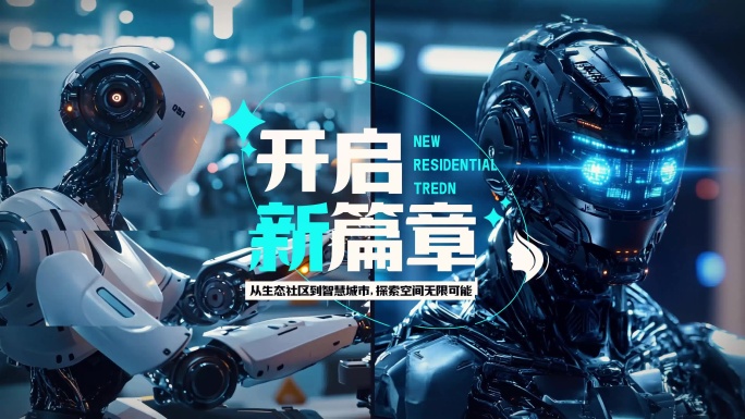 AI科技概念合集企业宣传片图文快闪