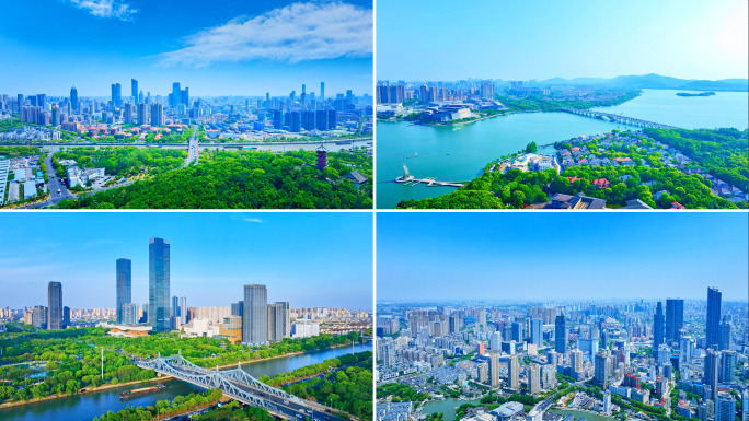 无锡地标城市CBD航拍