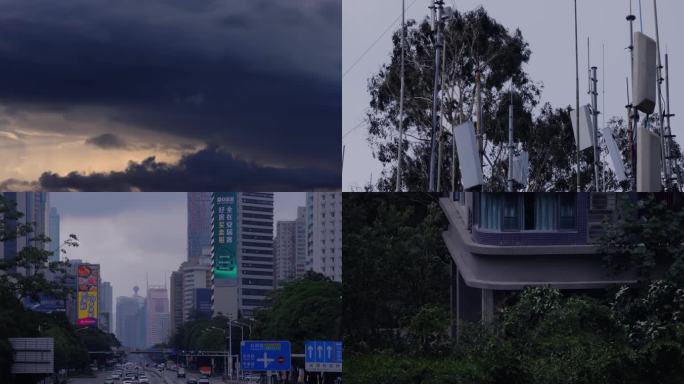 暴雨即将来临 乌云压城