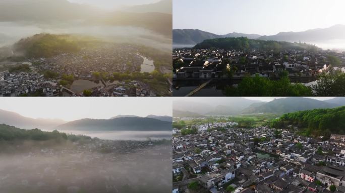 安徽宏村 皖南乡村 徽派建筑