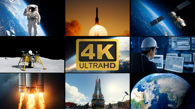 中国航天火箭卫星探月空间站工程科技合集