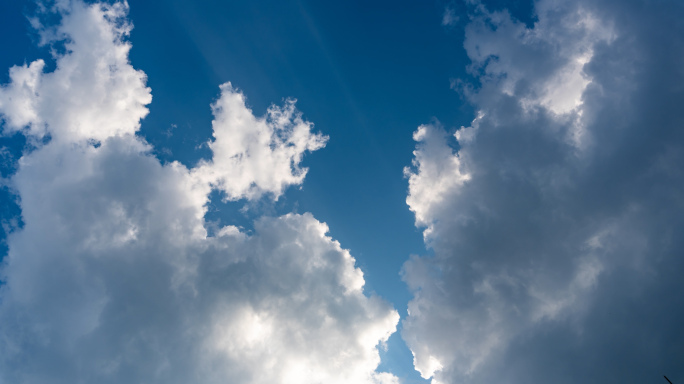 天空云动延时白云特写积雨云实拍唯美夏天