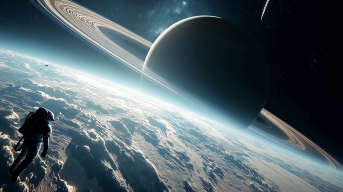8K宇宙太空科技素材