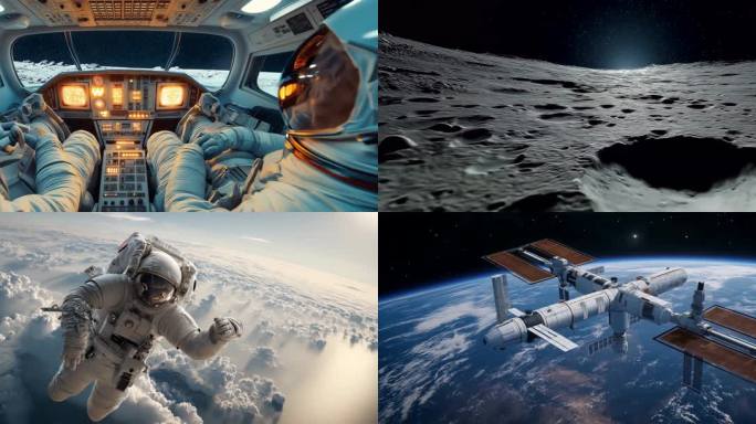 8K宇宙太空科技素材