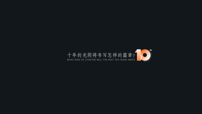 质感大气温馨周年回顾企业地产宣传