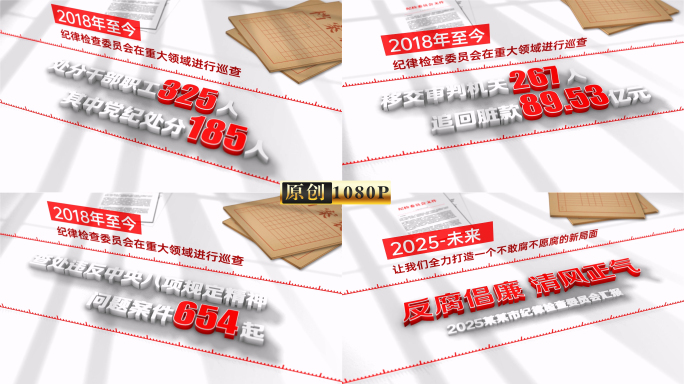 纪检监察反腐数据展示