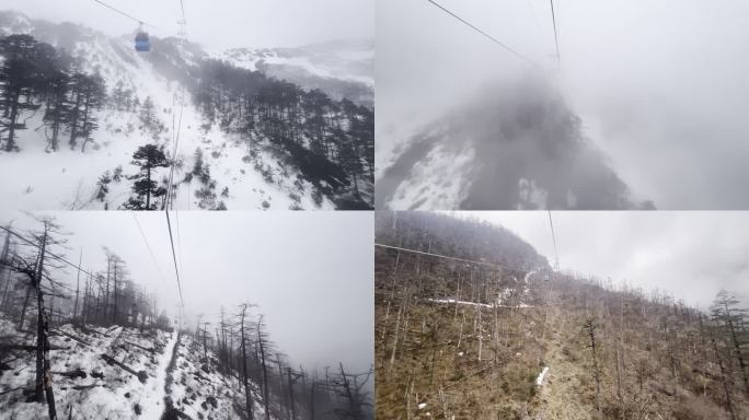 雪山缆车