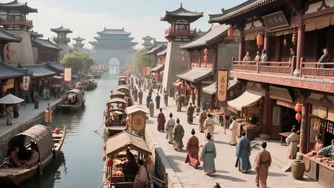 【精品】古代集市[合集】古代街道