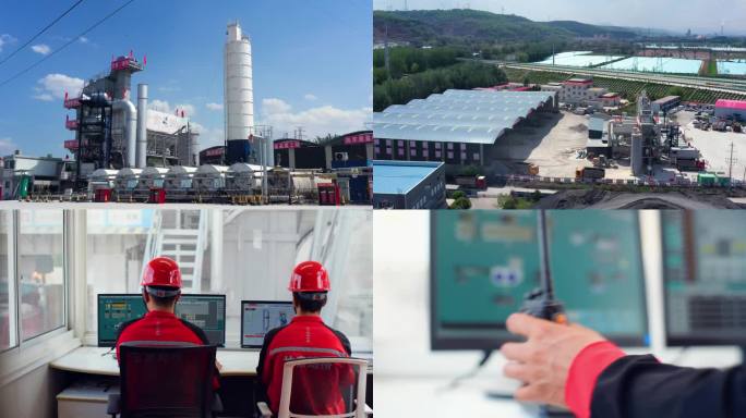 5000型沥青拌合站 施工人员 对讲机