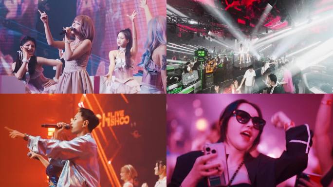LIVE House酒吧女团DJ歌手美女