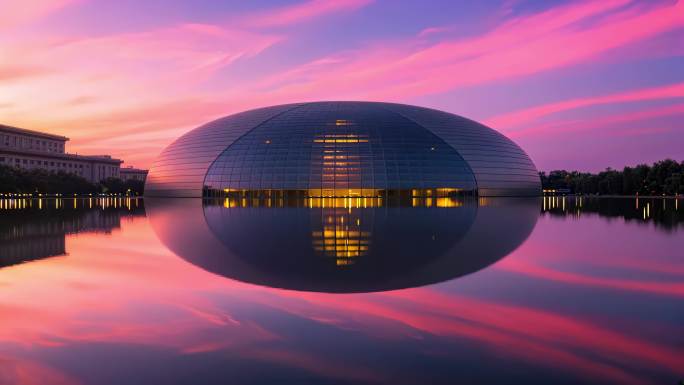 北京地标建筑延时摄影