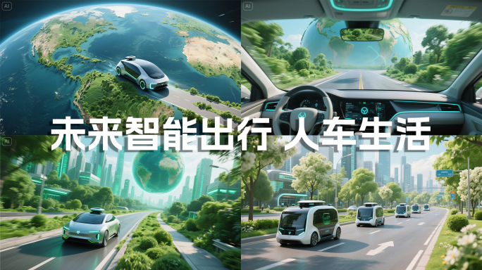 AIGC 未来出行 低碳地球人车智慧交通