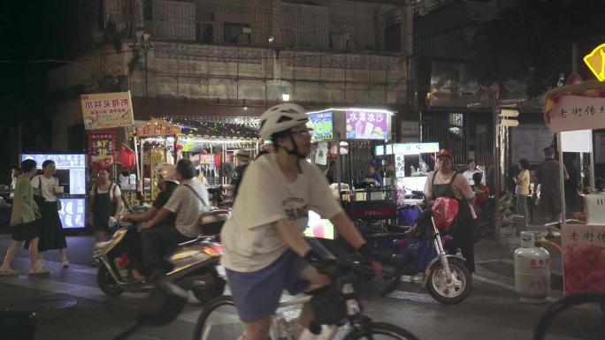 湛江街景 夜转日