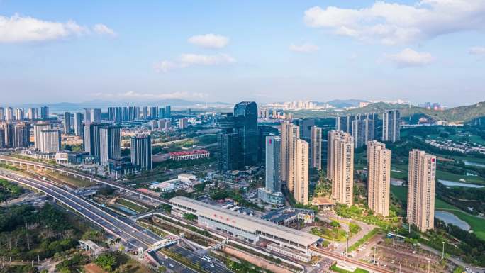 2025珠海高新区唐家轻轨站延时
