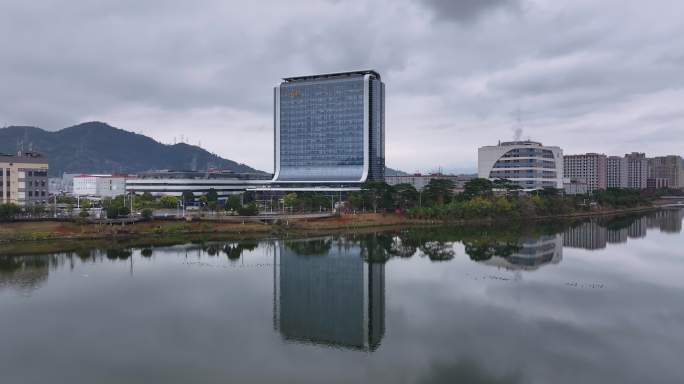 宁德时代总部大楼航拍