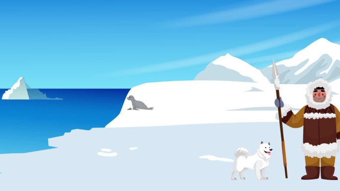 爱斯基摩人冰雪生活