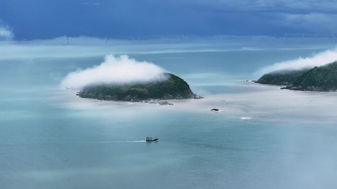 海天一色的工业港口