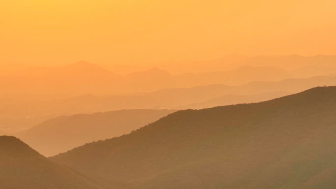 日出祖国壮丽河山山川山峰日落