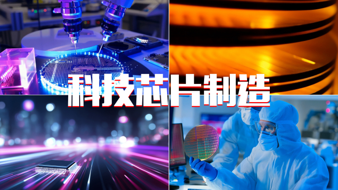 芯片生产半导体晶圆制造芯片工厂2.0