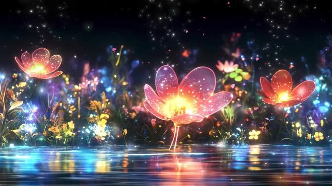 【5K】唯美梦幻花海背景