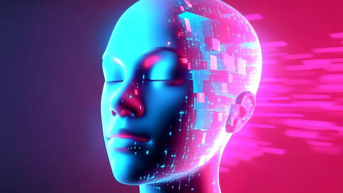 AI数字人脑部信息流