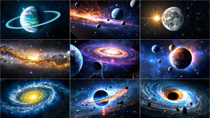 太空宇宙银河星云合集