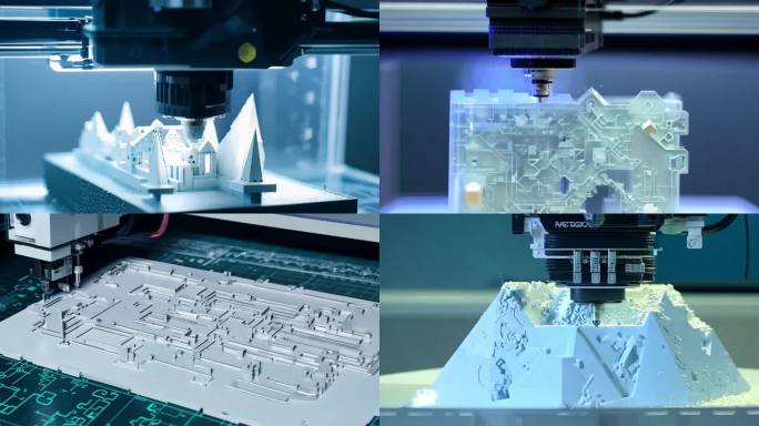 3D打印机精细雕刻复杂模型的过程