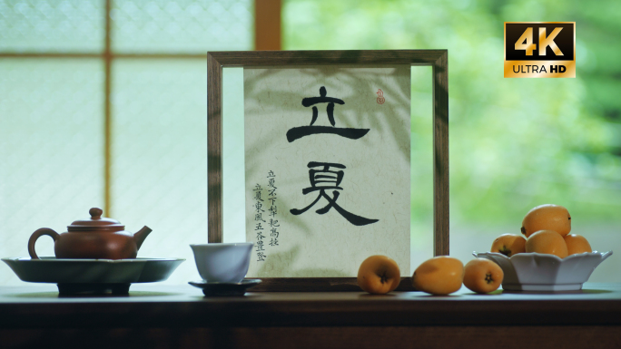 4K立夏 立夏节气 夏天 唯美 空镜