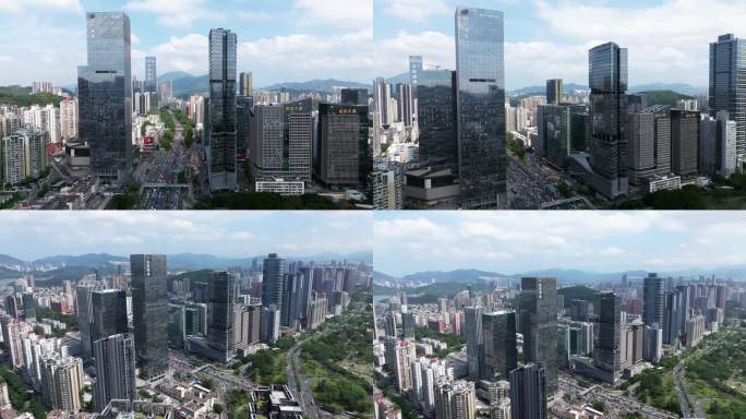 罗湖水贝国际珠宝城4K航拍