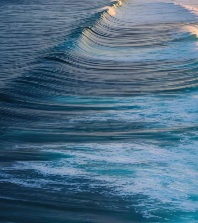 壮阔海浪景观竖版视频