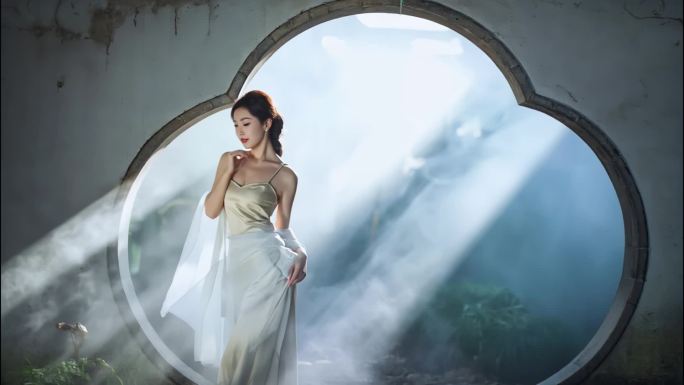 各种中式新中式风美女素材