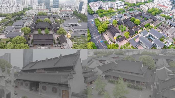 宁波七塔寺航拍