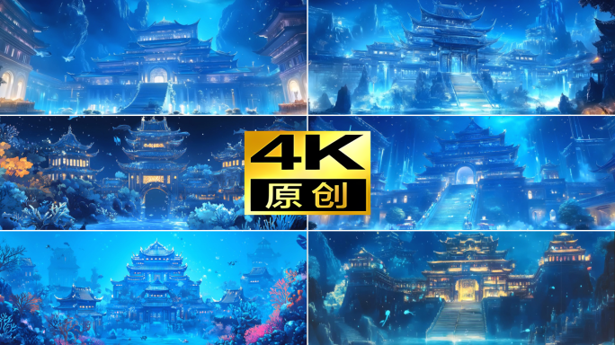 4K神话 海底龙宫水晶宫