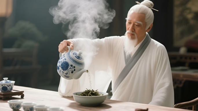 张三丰茶道养生打太极拳