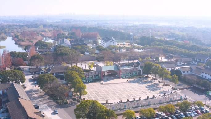 沙家浜风景区航拍 01