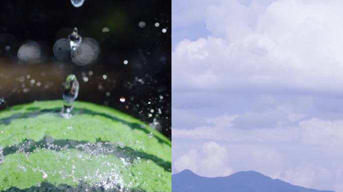 夏至 夏天 竖版 小清新夏日唯美夏天空镜