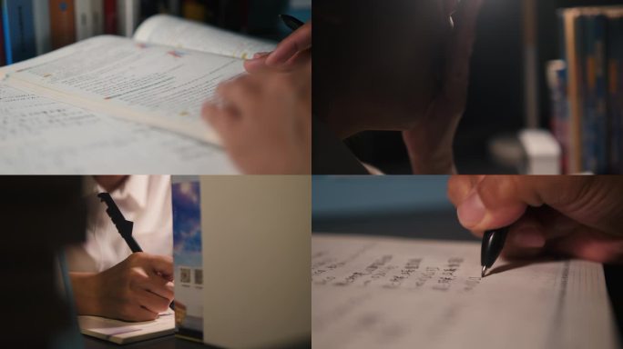 准备考研熬夜学习