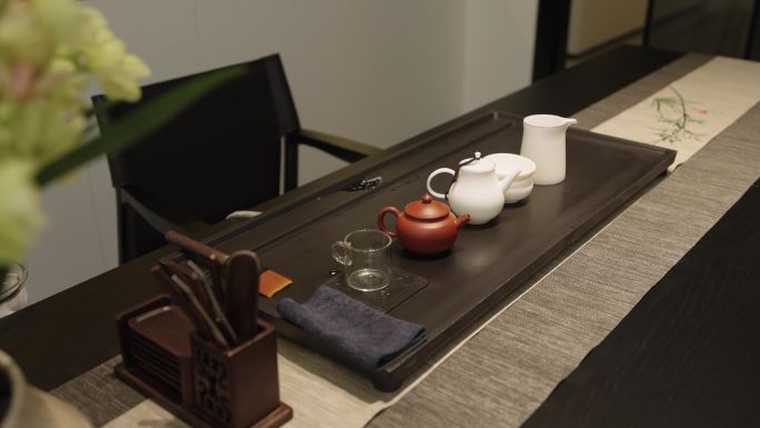 中式茶具茶道展示