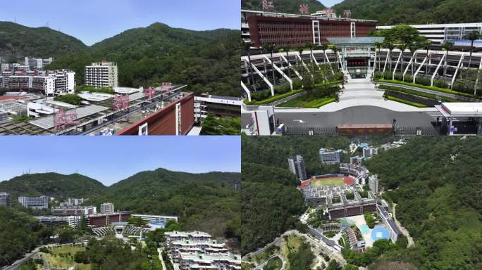 深圳学校 深圳教育 红岭中学 4K航拍