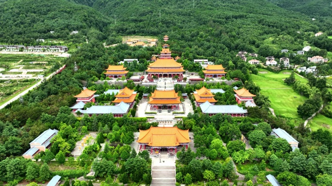 大理寺航拍景观