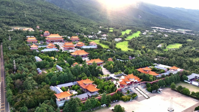 大理寺航拍景观